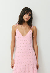 Priscilla Maxi Dress - LIGHT PINK/PALE YELOW