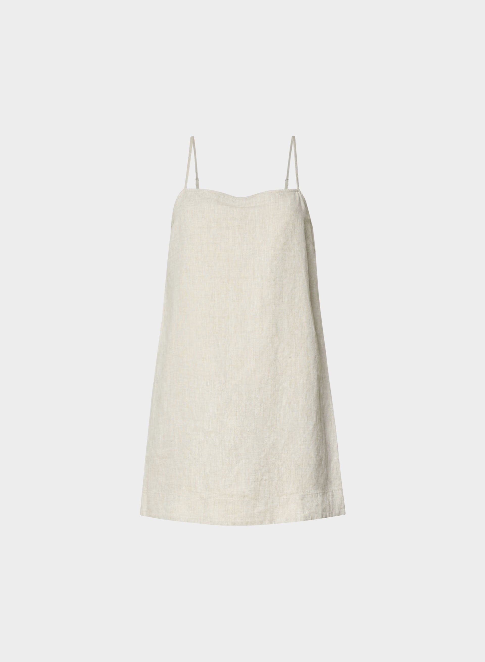 Arcos Linen Dress - UNDYED ECRU