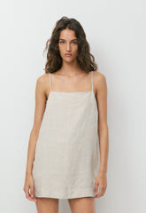 Arcos Linen Dress - UNDYED ECRU