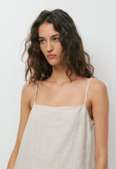 Arcos Linen Dress - UNDYED ECRU