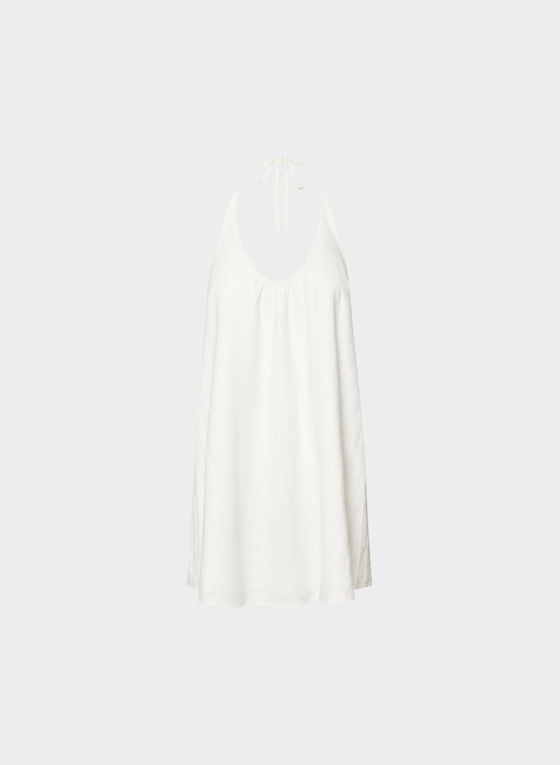 Bora Linen Halter Dress - OAK