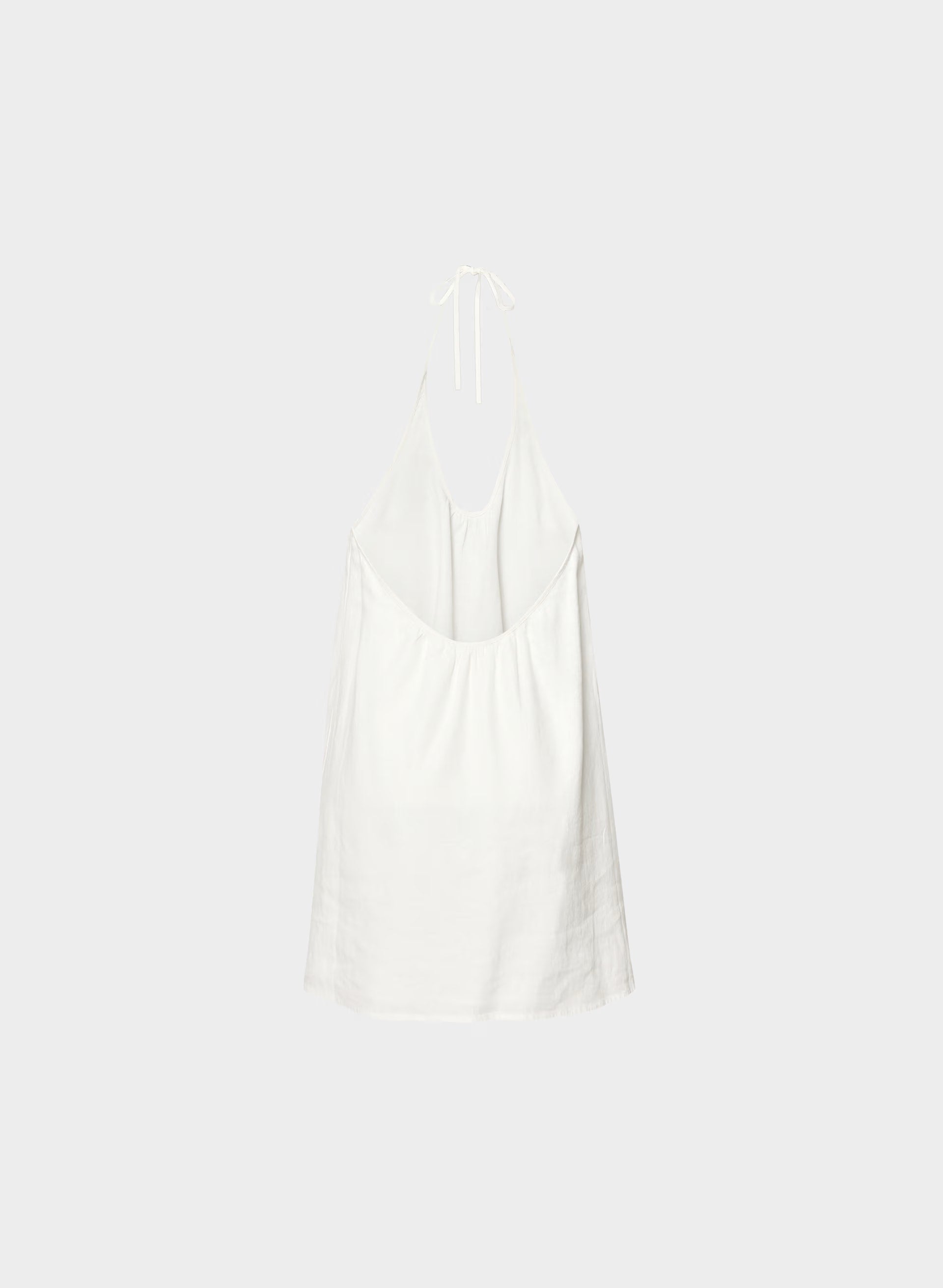 Bora Linen Halter Dress - OAK