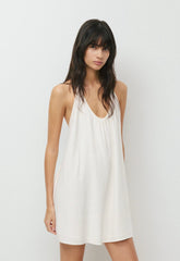 Bora Linen Halter Dress - OAK