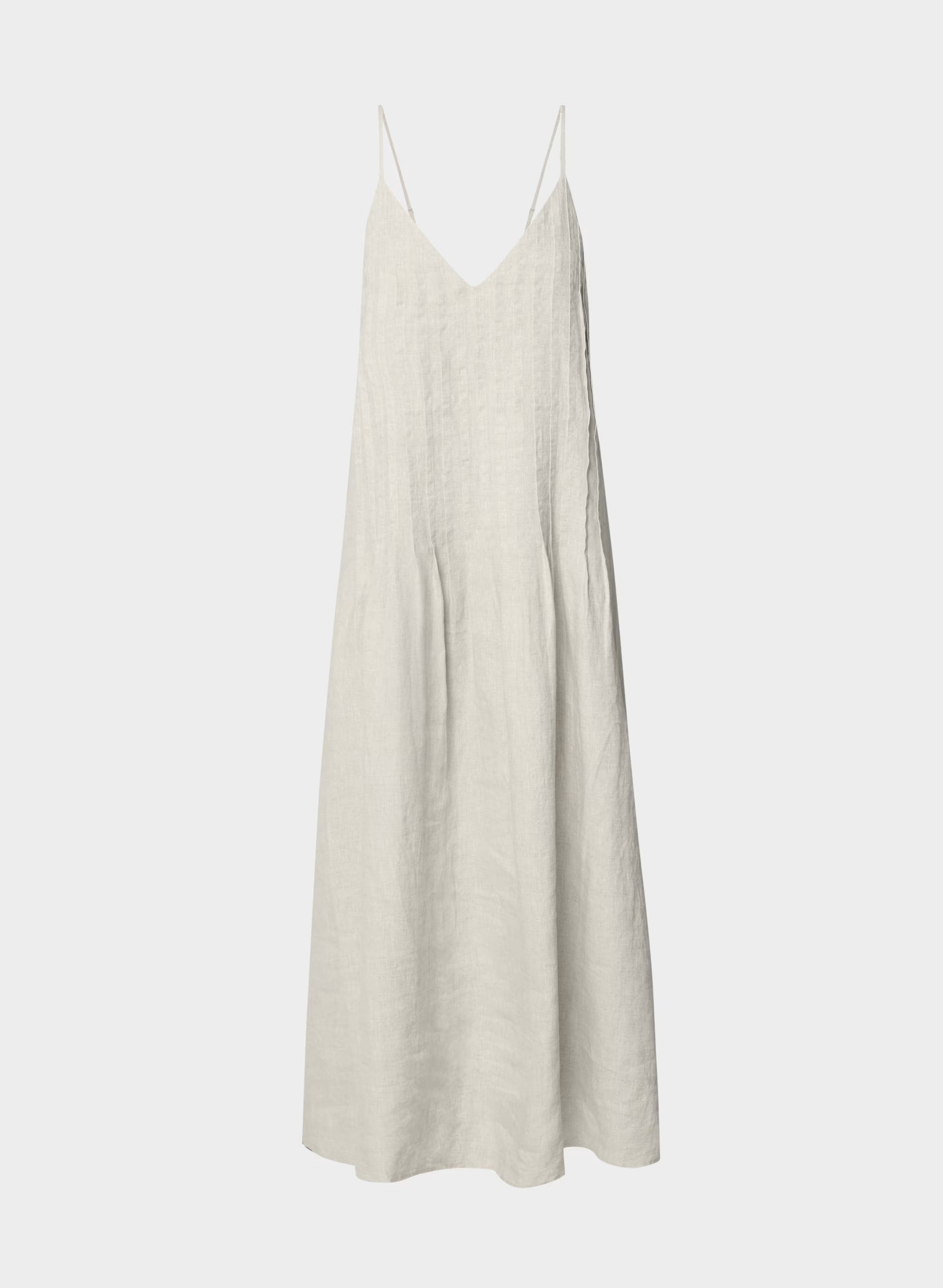 Casbah Linen Dress - UNDYED ECRU