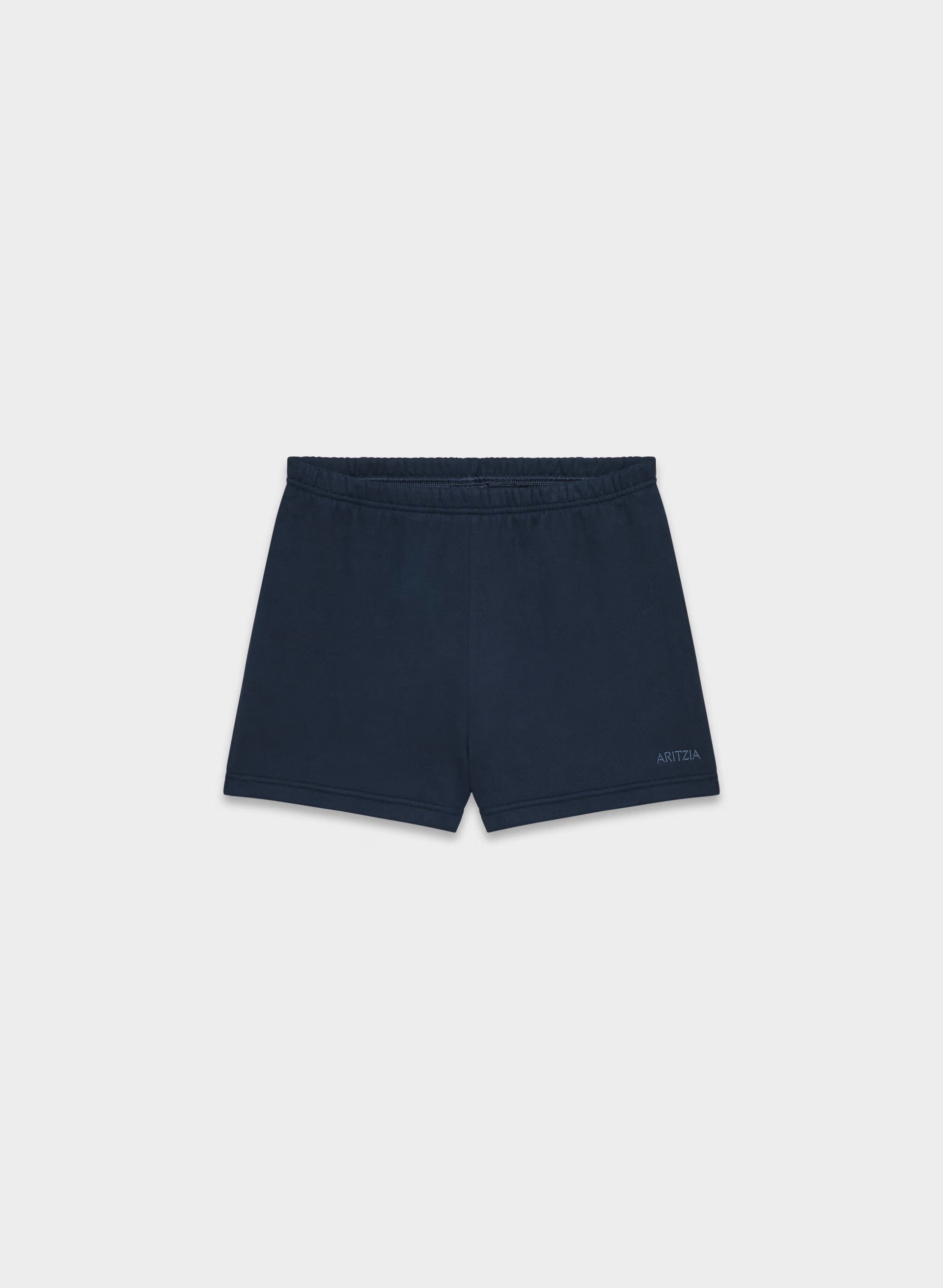 Cozy Sweatfleece Perfect Hi-Rise Mini Short - ADMIRAL