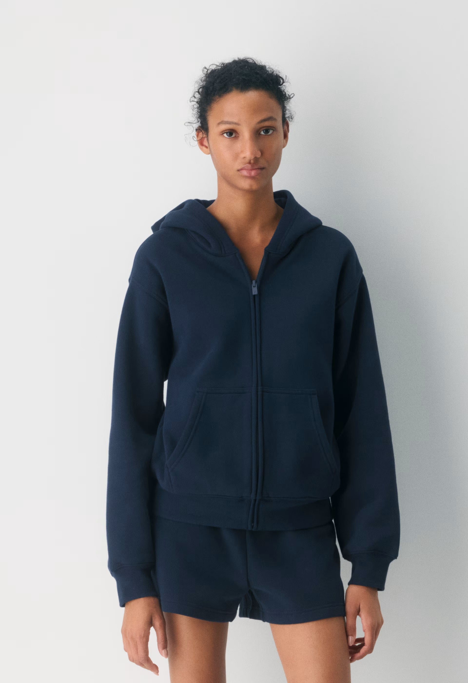 Cozy Sweatfleece Perfect Hi-Rise Mini Short - ADMIRAL