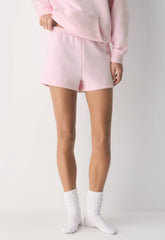 Cozy Sweatfleece Perfect Hi-Rise Mini Short - VILLA PINK