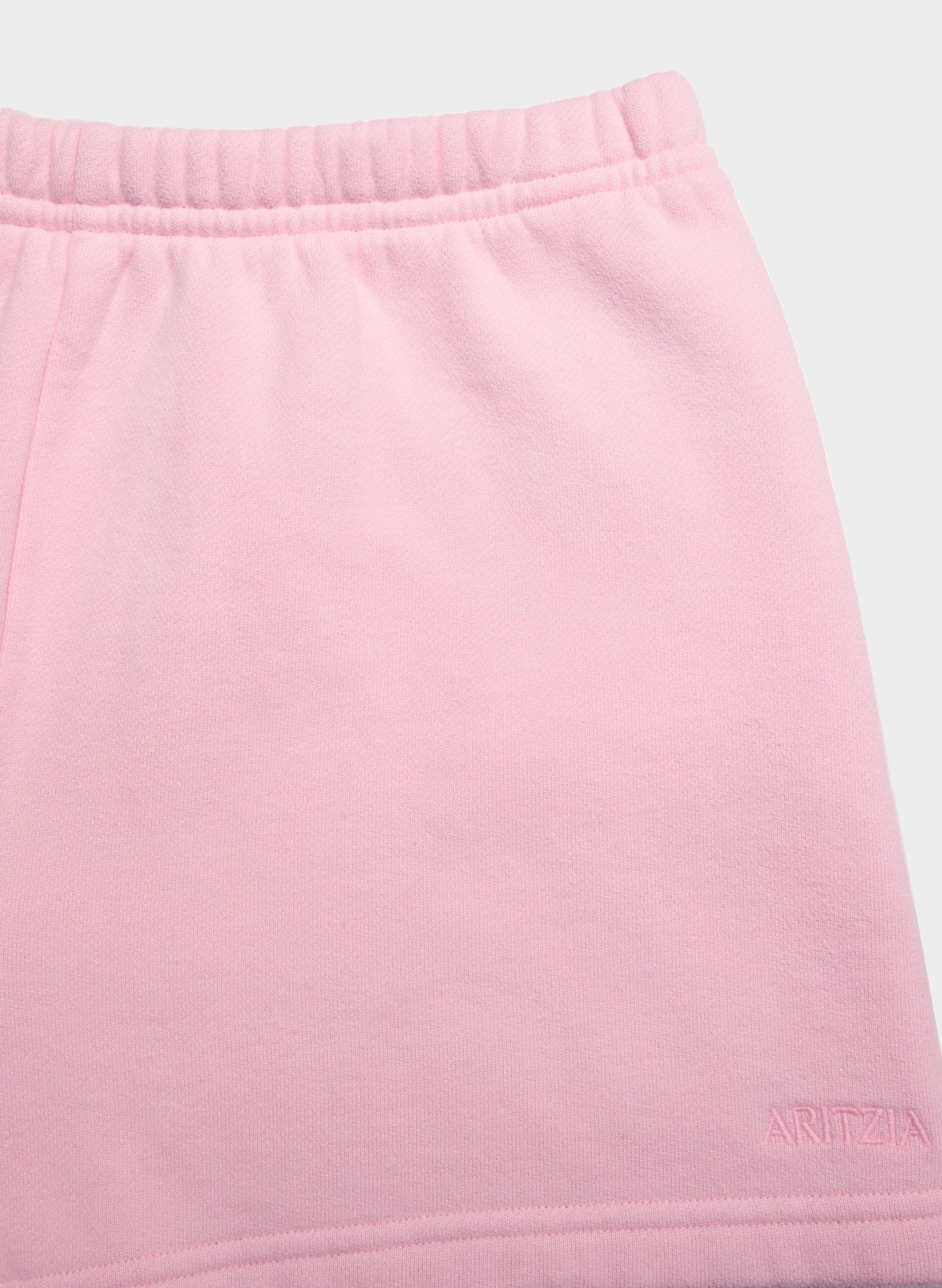 Cozy Sweatfleece Perfect Hi-Rise Mini Short - MILKSHAKE PINK