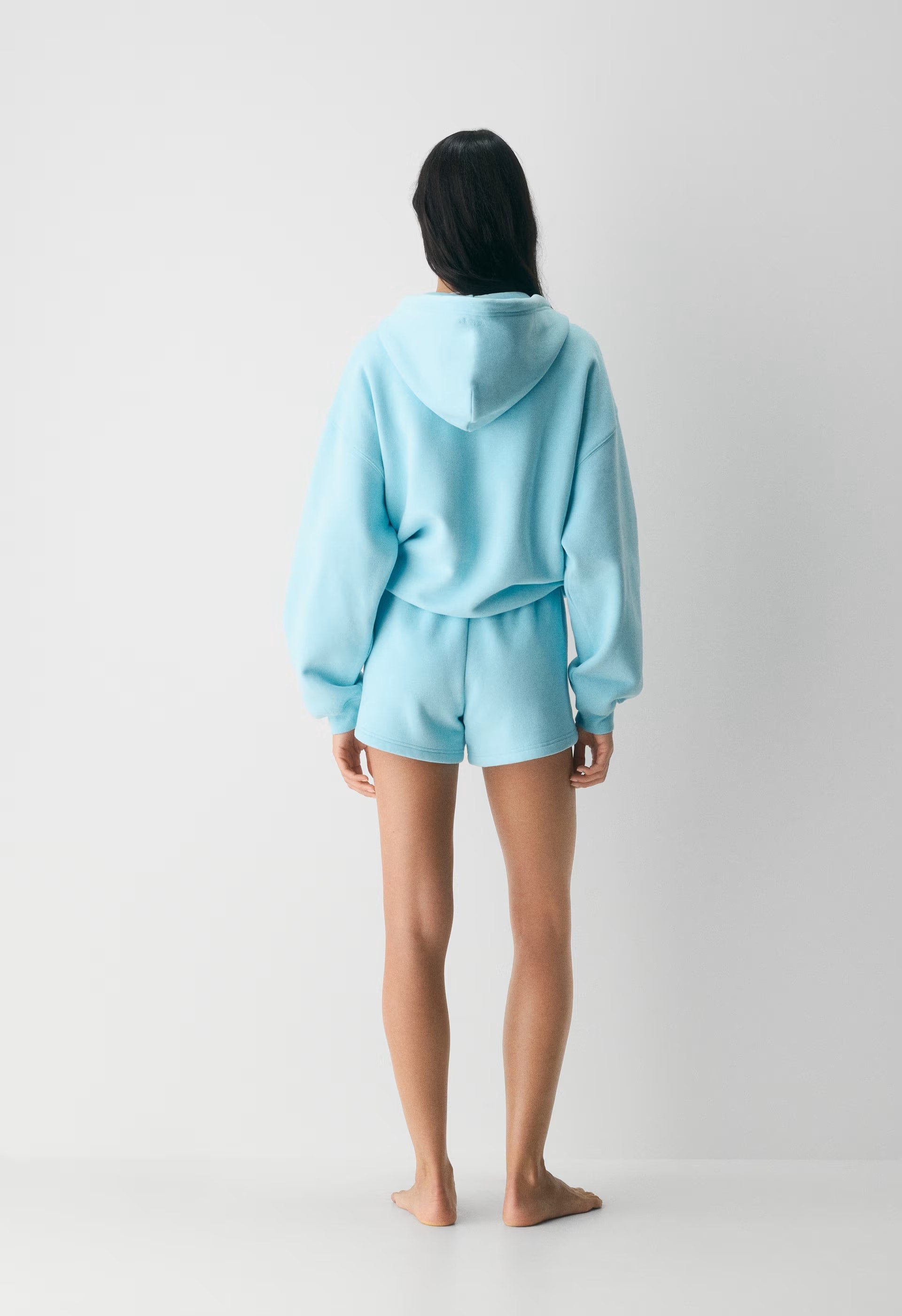 Cozy Sweatfleece Perfect Hi-Rise Mini Short - PANORAMA BLUE