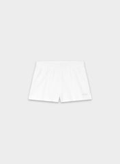 Cozy Sweatfleece Perfect Micro Short - WHITE