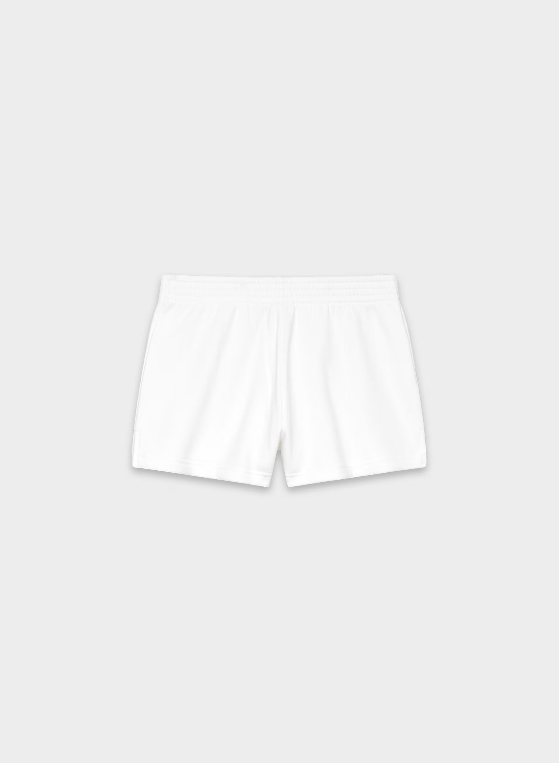 Cozy Sweatfleece Perfect Micro Short - WHITE