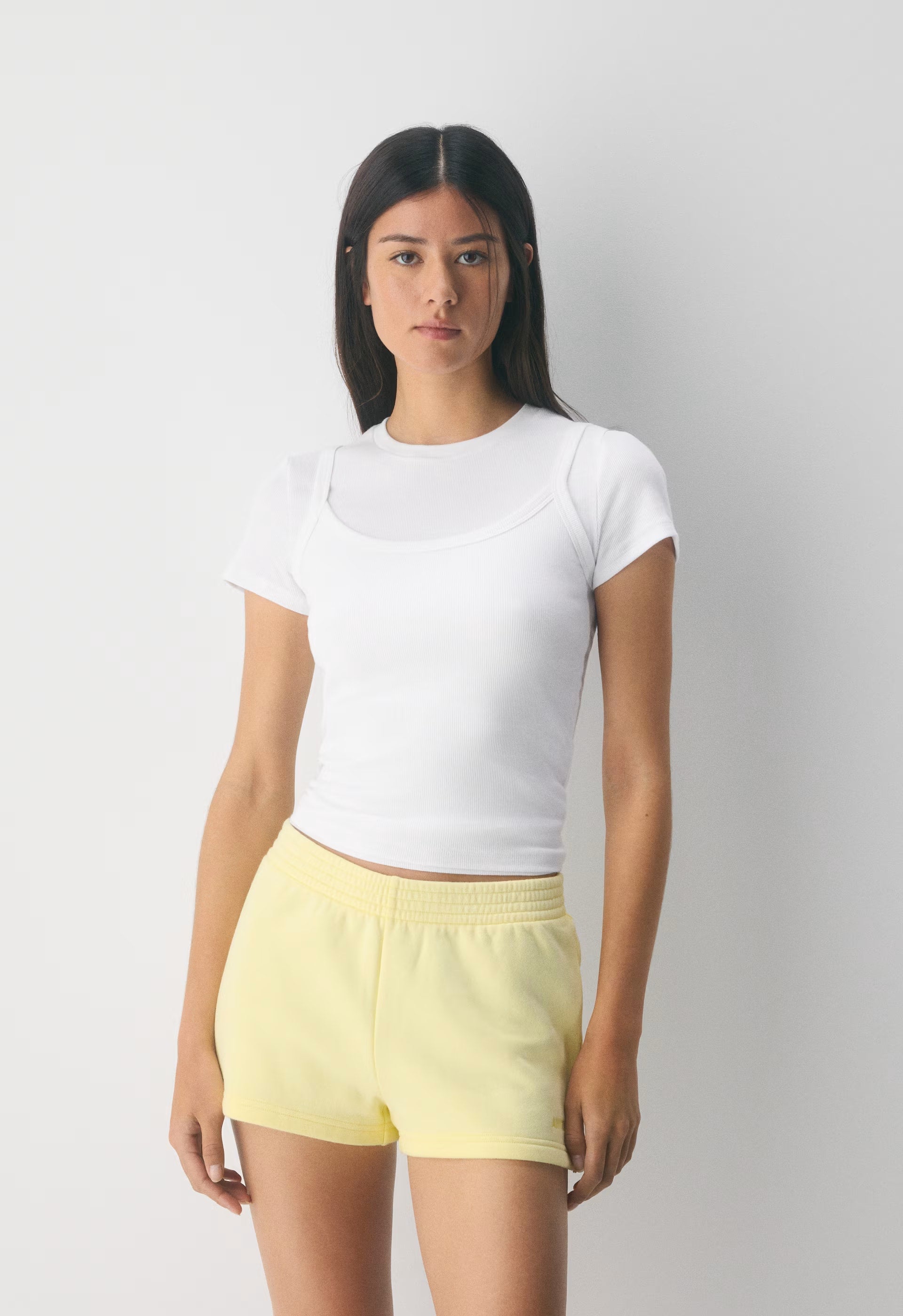 Cozy Sweatfleece Perfect Micro Short - LEMONADE