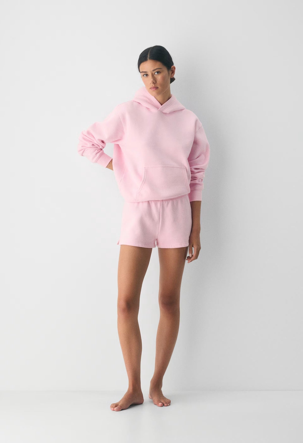 Cozy Sweatfleece Perfect Micro Short - MILKSHAKE PINK
