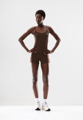 BUTTER Cheeky Hi-Rise 3 Short - RICH MOCHA BROWN