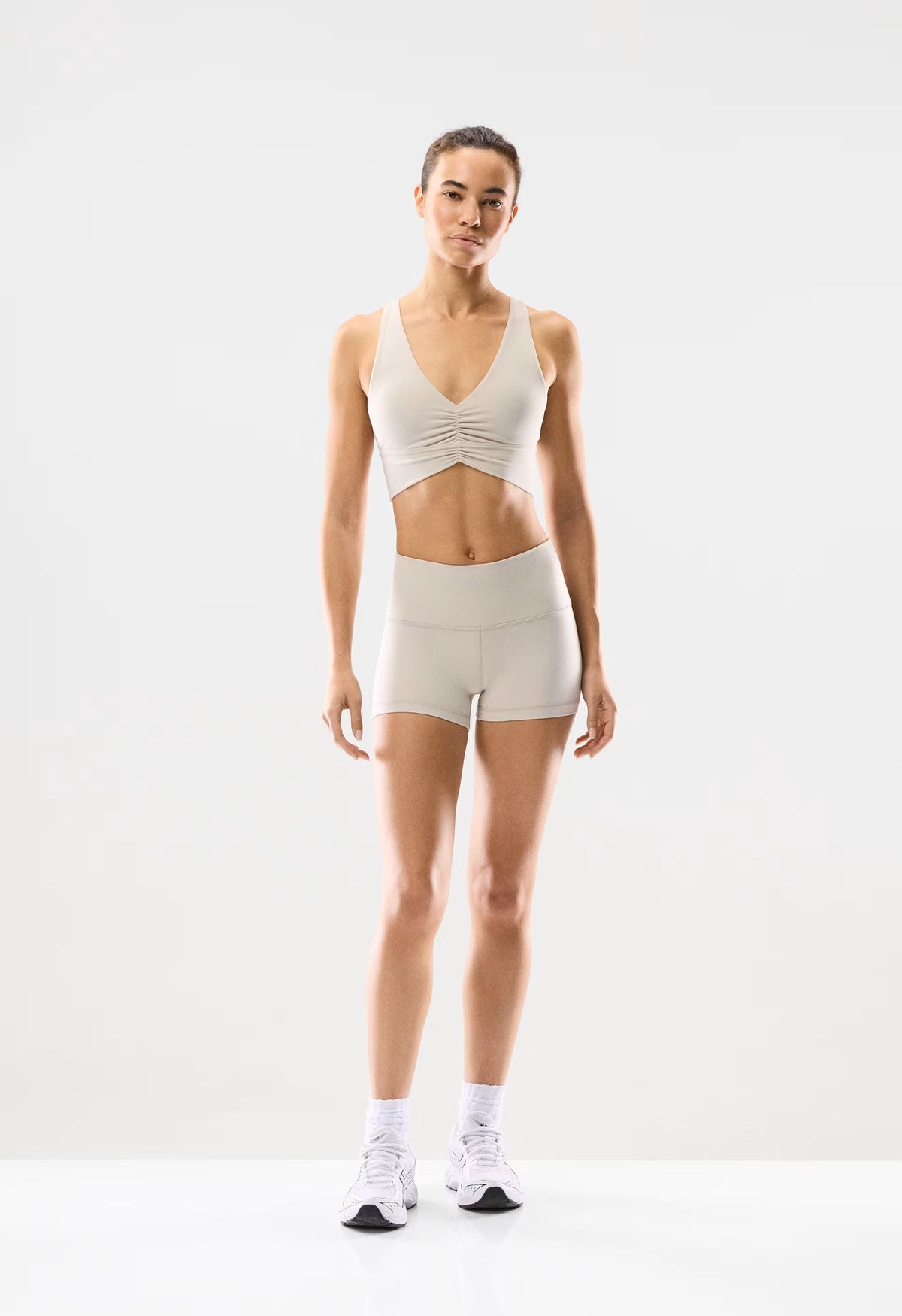 BUTTER Cheeky Hi-Rise 3 Short - METROPOLIS BEIGE