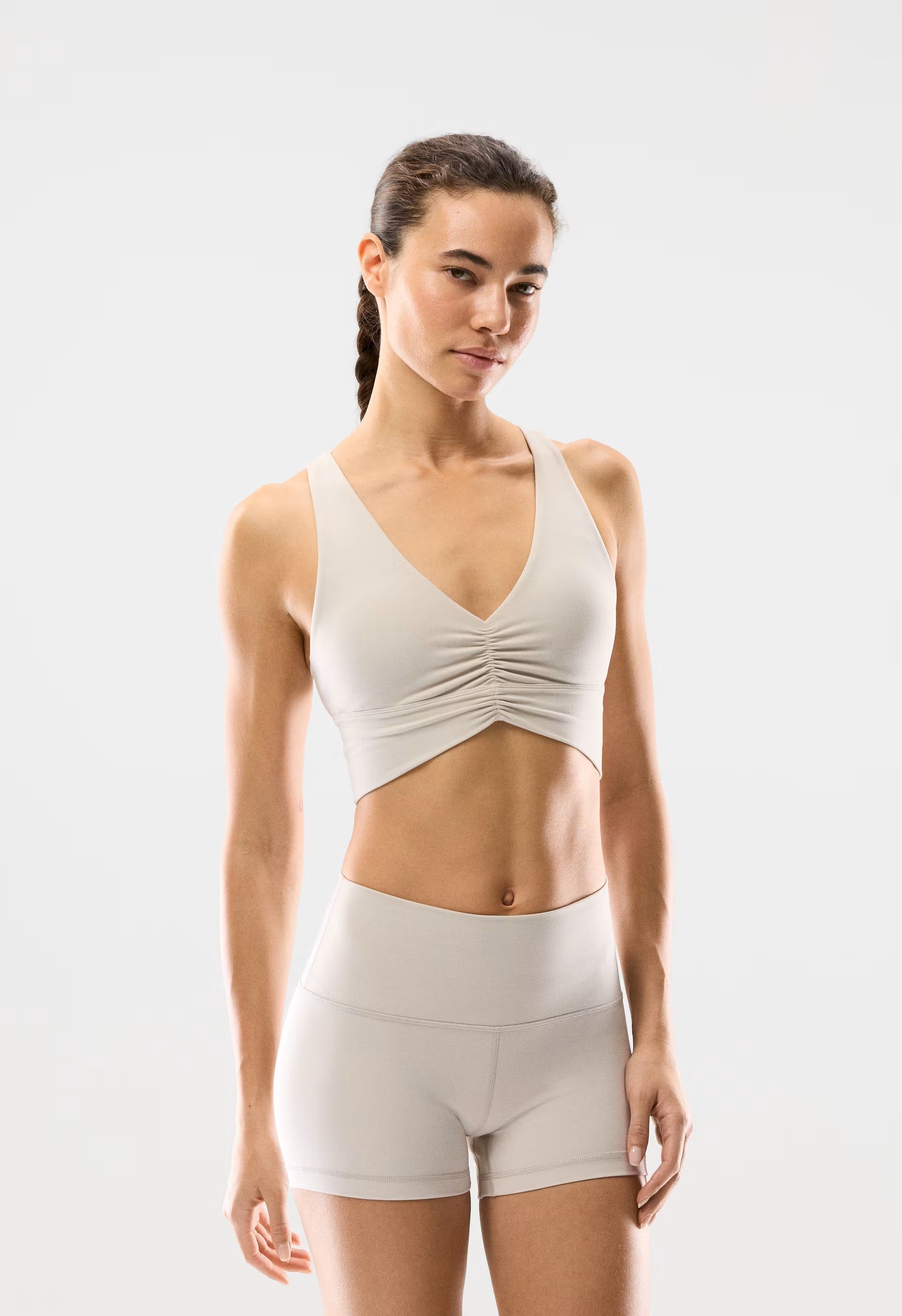 BUTTER Cheeky Hi-Rise 3 Short - METROPOLIS BEIGE