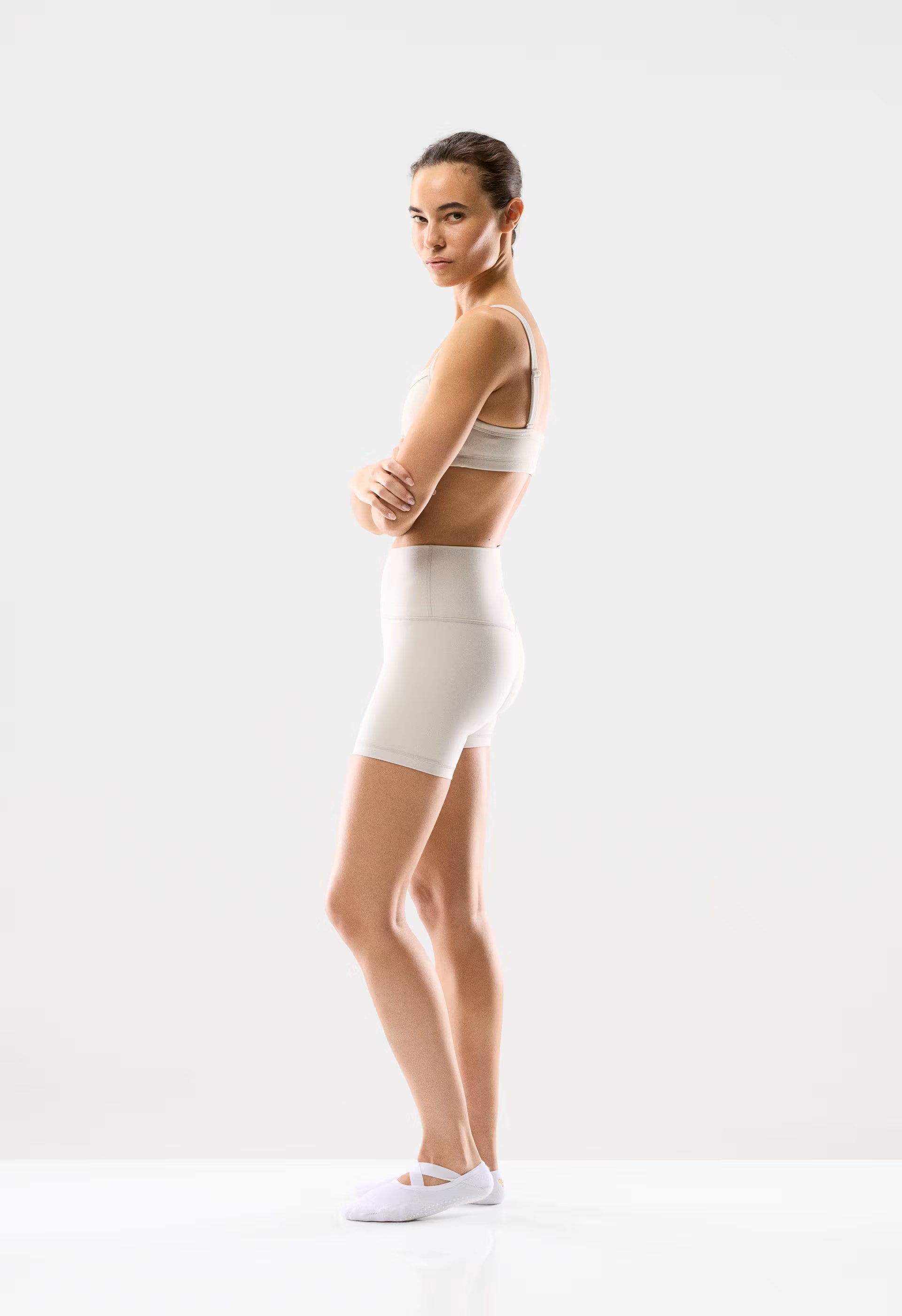 BUTTER Cheeky Hi-Rise 5 Short - METROPOLIS BEIGE