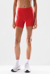 BUTTER Cheeky Hi-Rise 5 Short - CHERRYBOMB RED