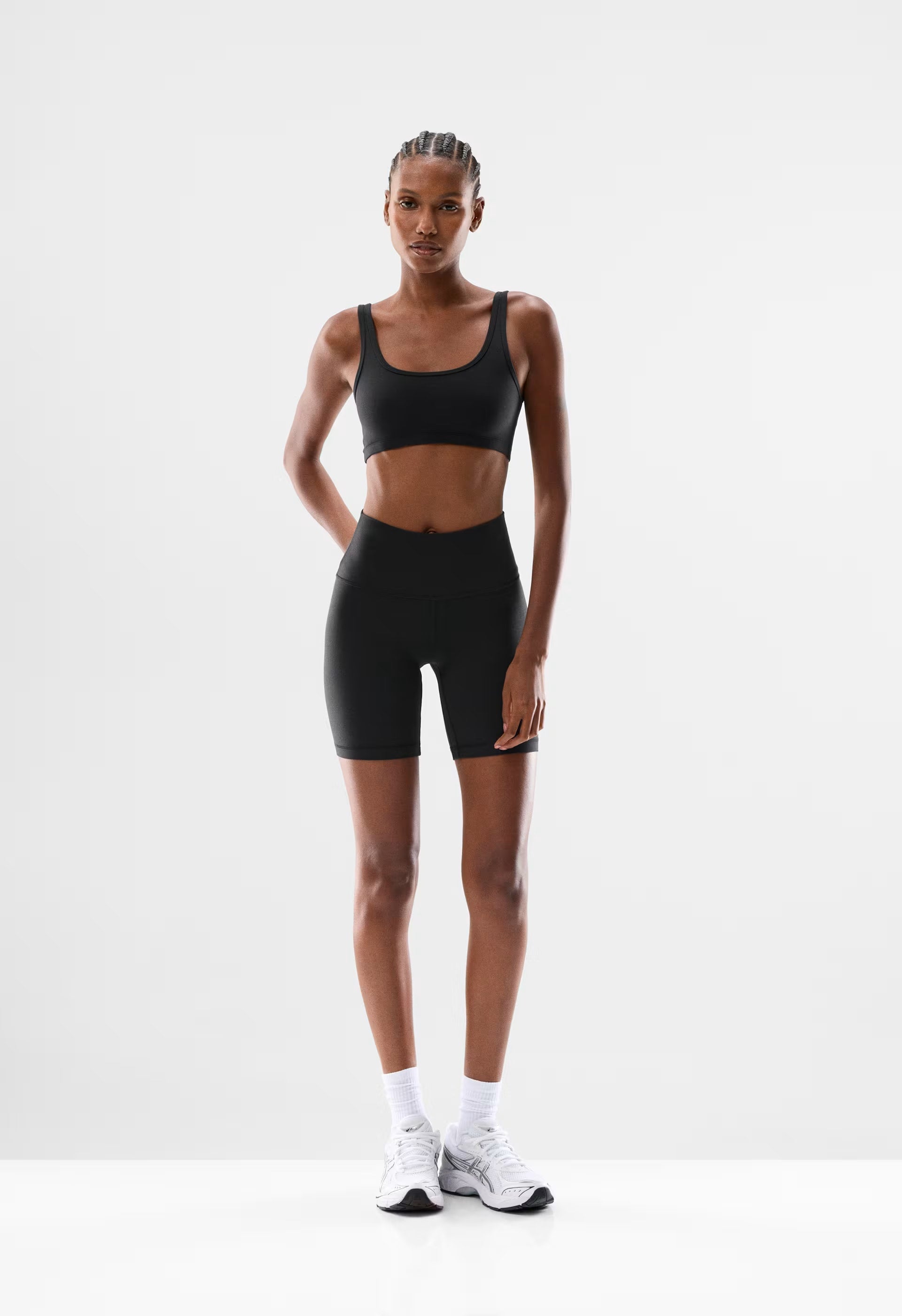 BUTTER Cheeky Hi-Rise 7 Short - BLACK
