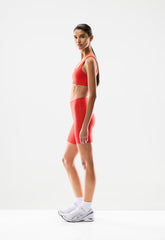 BUTTER Cheeky Hi-Rise 7 Short - CHERRYBOMB RED