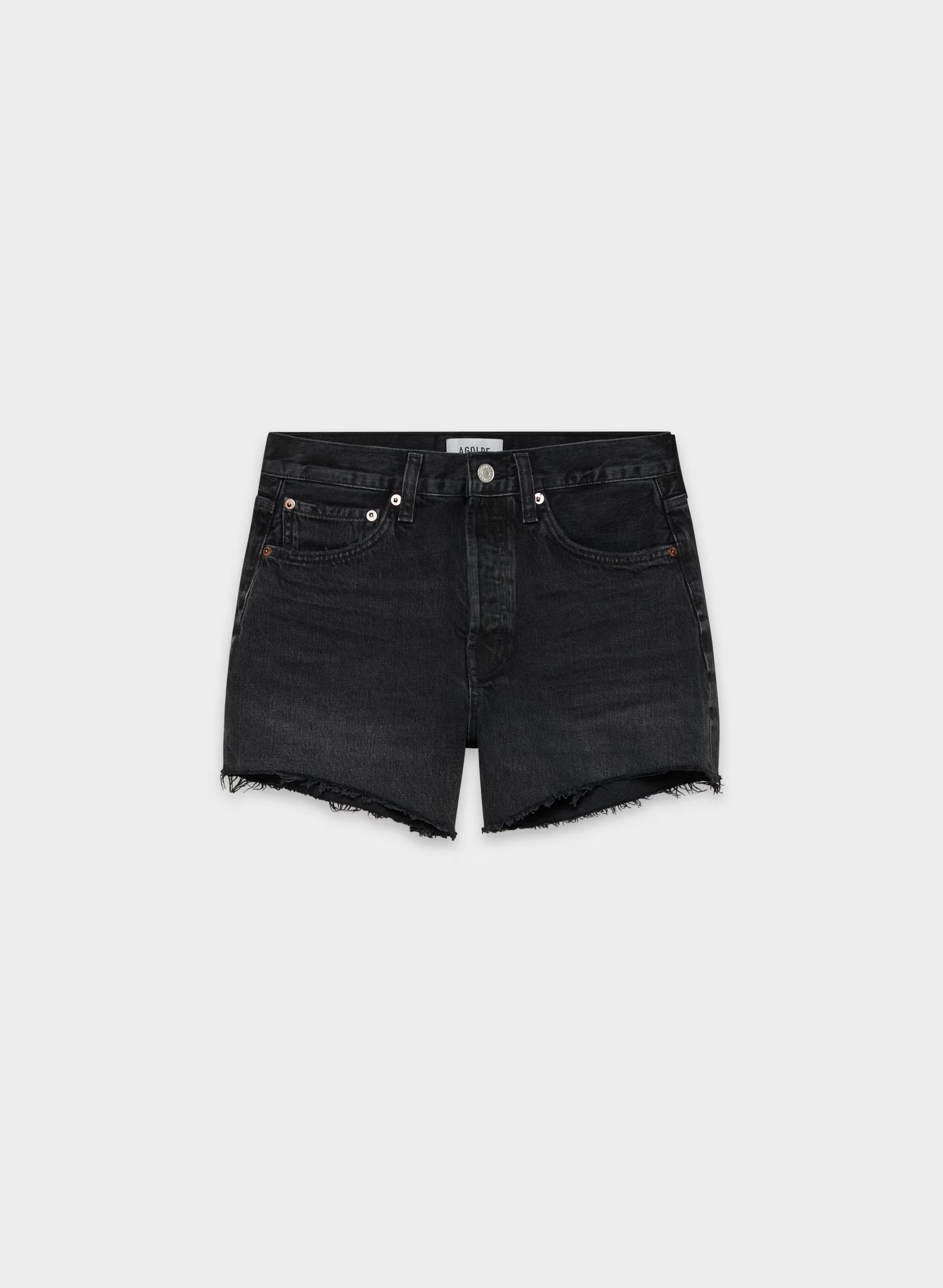 AGOLDE Parker Long Jean Short - FRIGHT