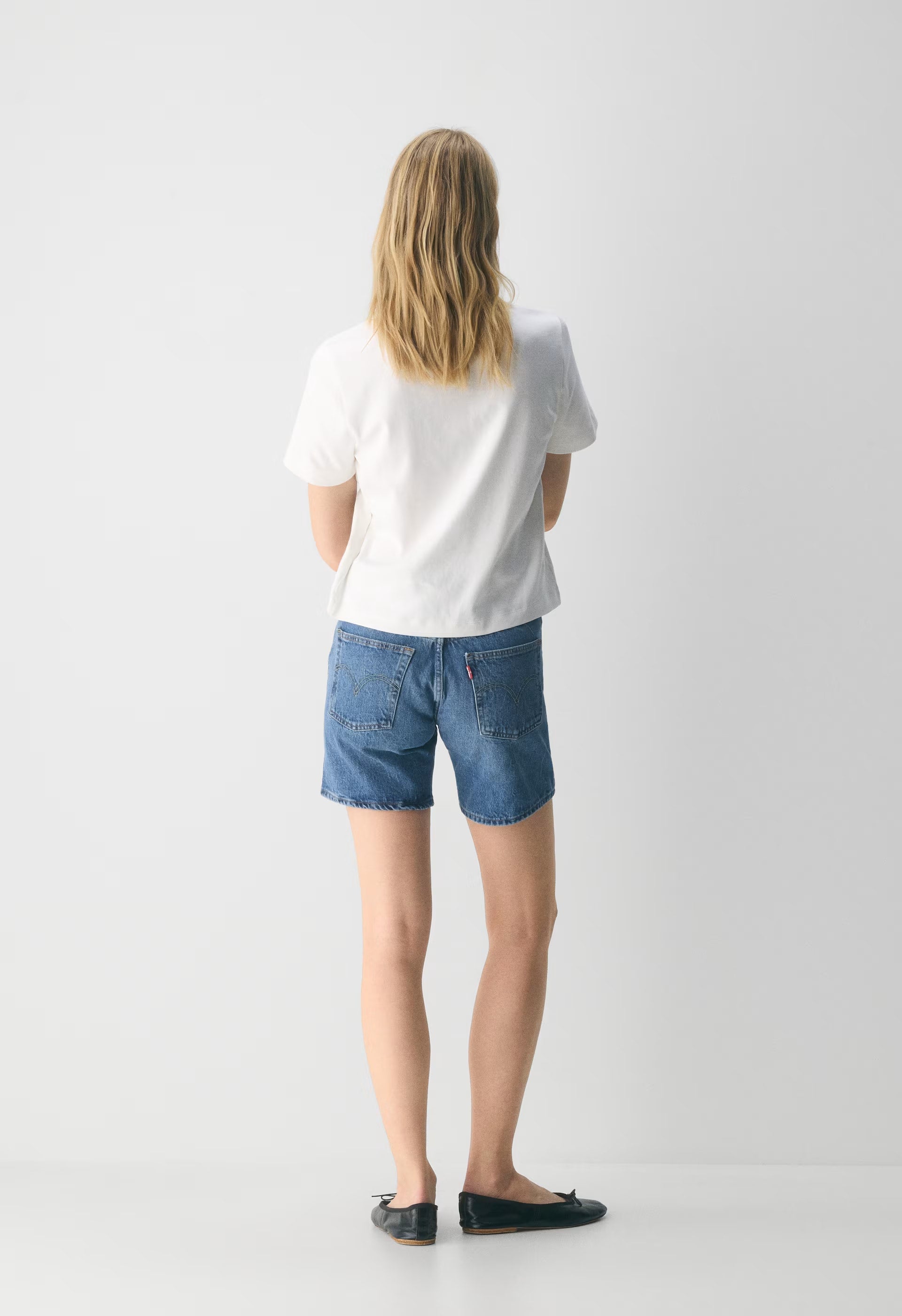 Levi's 501 Mid Thigh Jean Short - BLUE BEAUTY