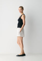 The Lodge Short™ Mini - CruiseLinen™ - HNDSN STRP WT/ADMIRAL