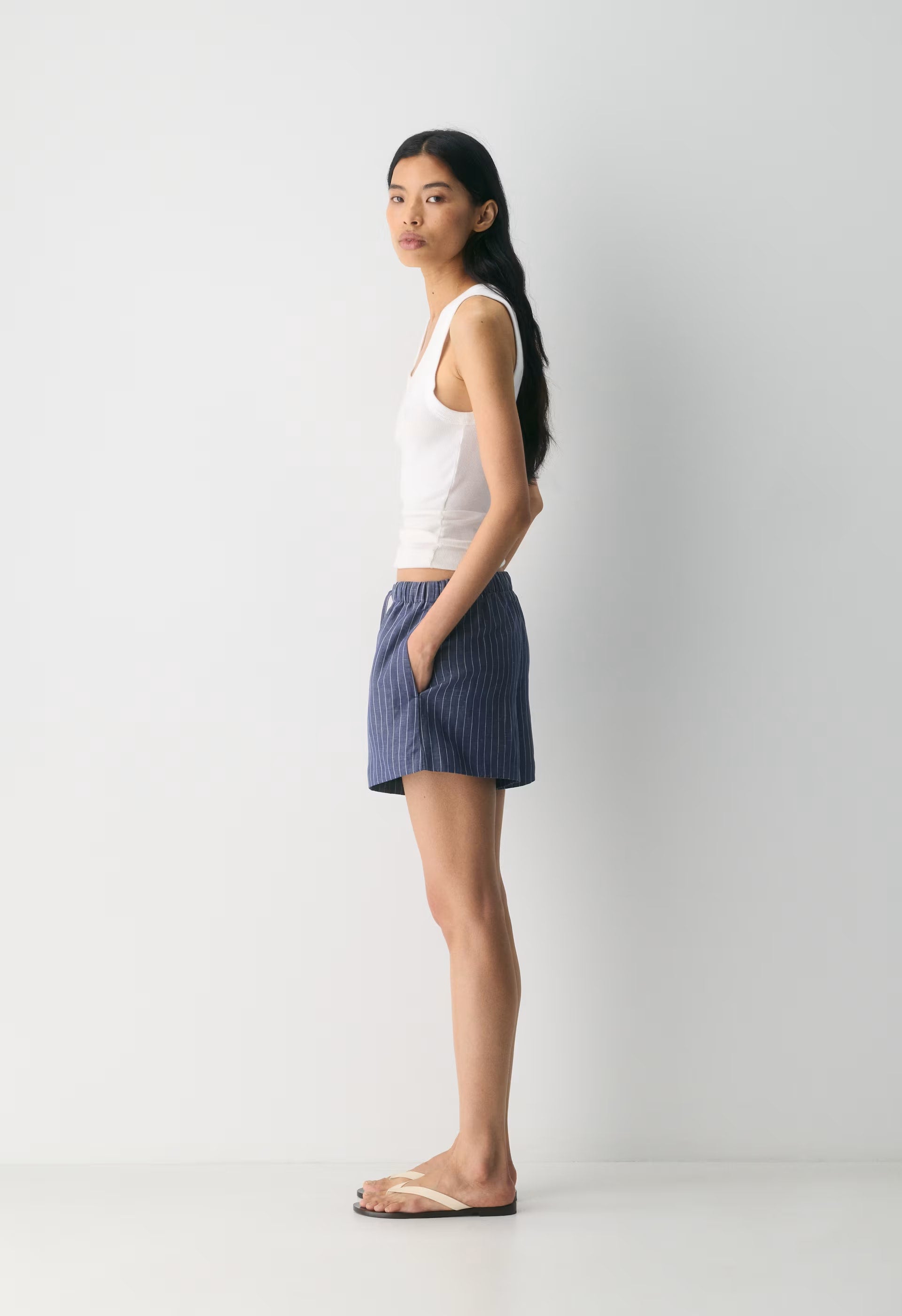 The Lodge Short™ Mini - CruiseLinen™ - MILN STRIPE W/HRBR NV