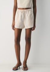 The Lodge Short™ Mini - CruiseLinen™ - BYRD STRP NTRL ECR/OK