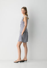 The Lodge Short™ Mid-Thigh - CruiseLinen™ - SRPN CK LT BRH/HBR NVY