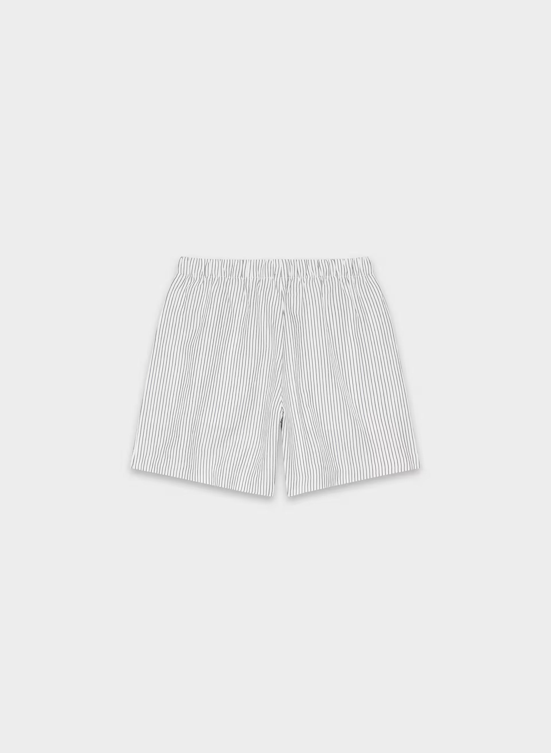 The Lodge Short™ Mid-Thigh - CruiseLinen™ - MILN STRIPE W/HRBR NV