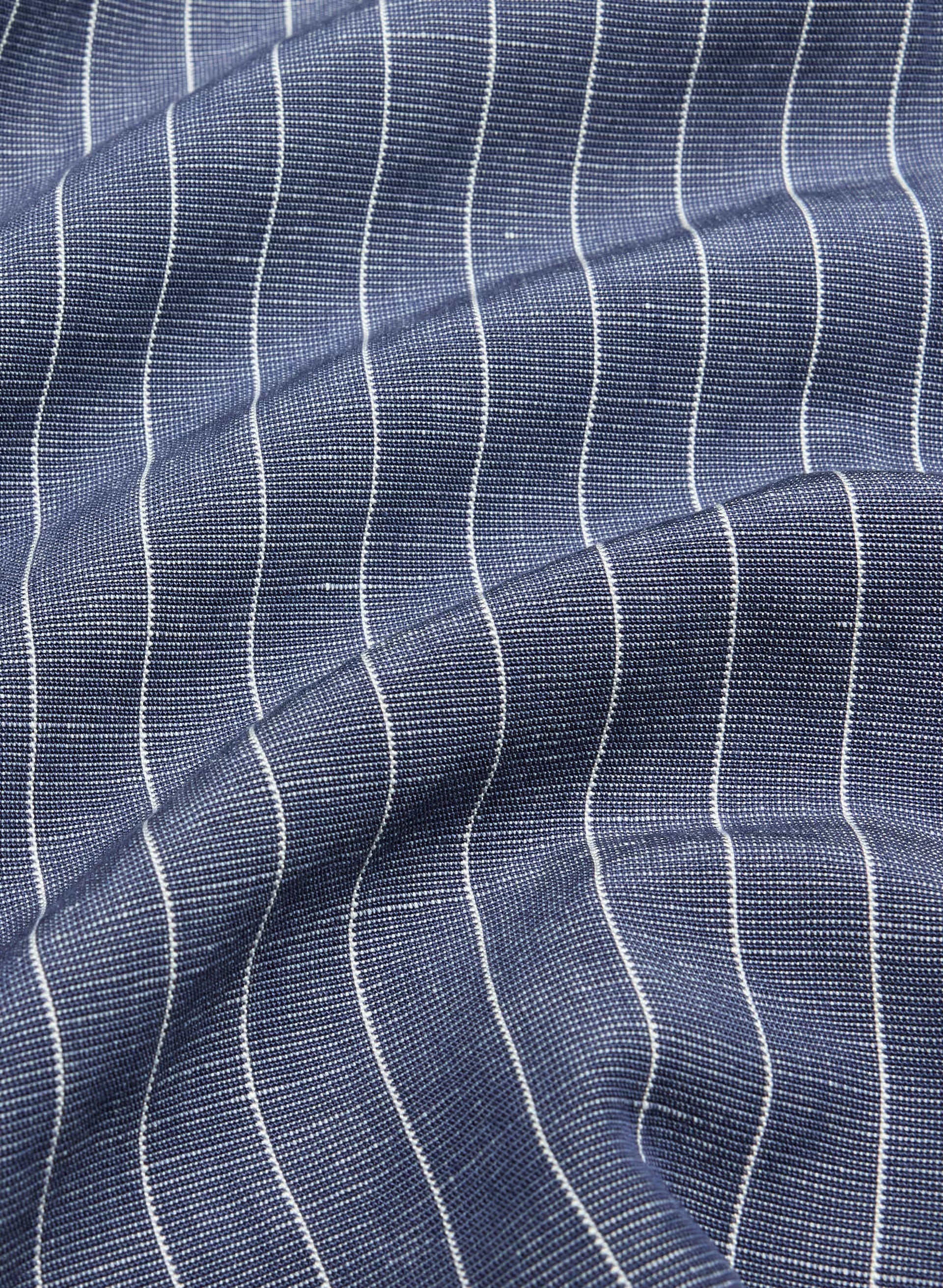 The Lodge Short™ Mid-Thigh - CruiseLinen™ - SUSAN STRPE HRBR NV/W