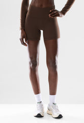 BUTTER Cheeky Infinite Hi-Rise 5 Short - RICH MOCHA BROWN