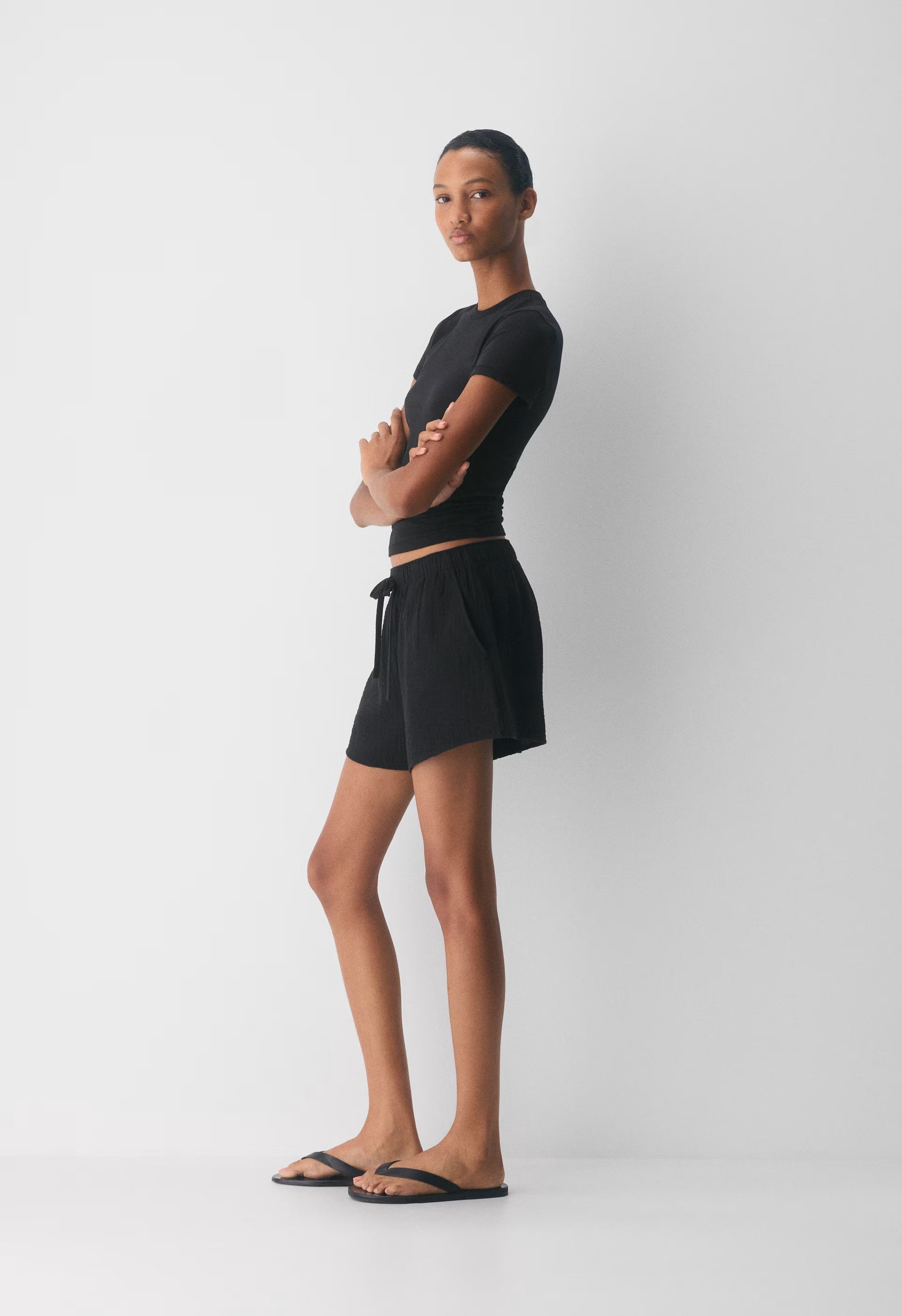 AirPlush Cotton™ Sail Short - BLACK