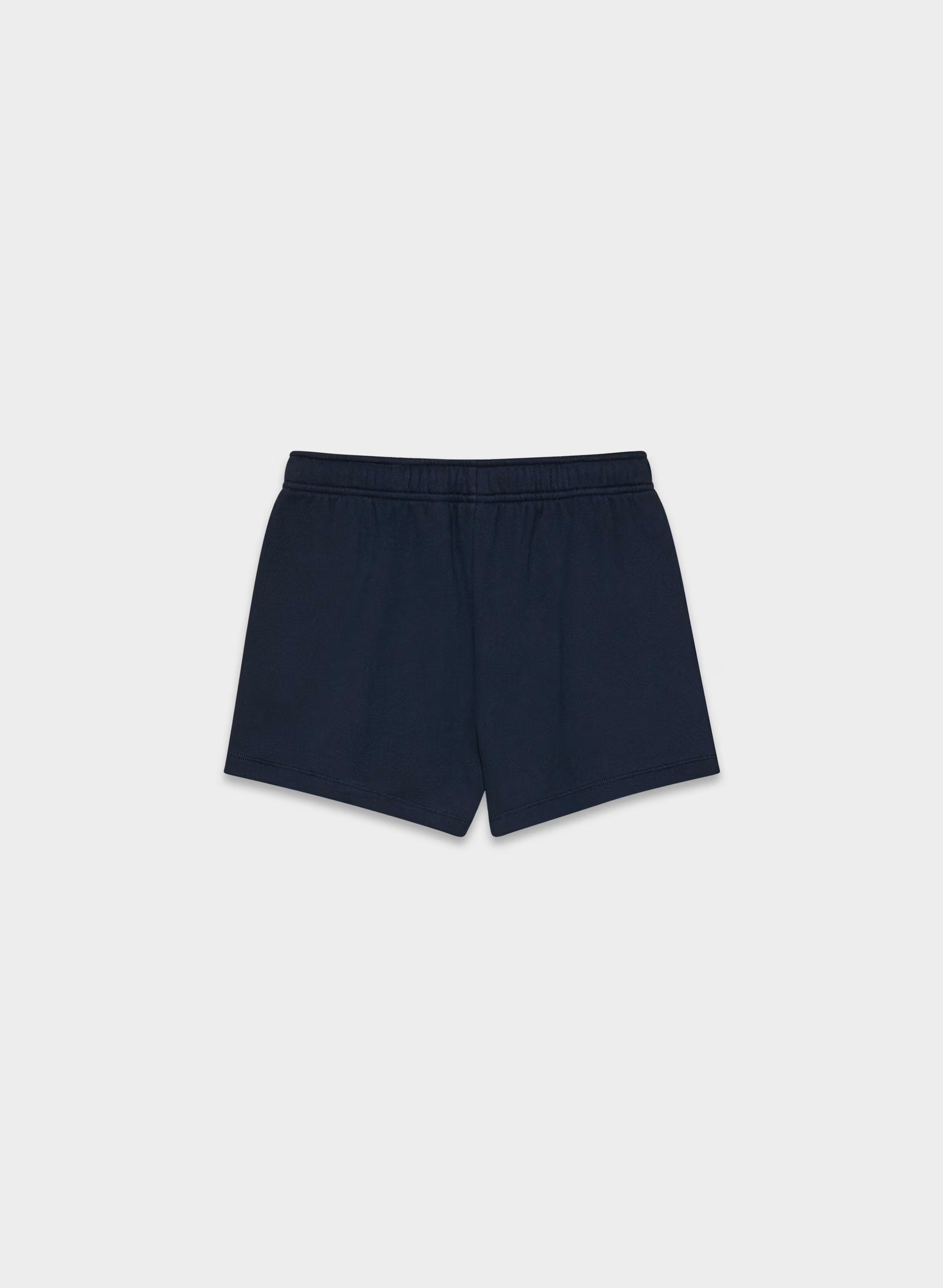 Cozy Sweatfleece Mega Hi-Rise Mini Short - ADMIRAL
