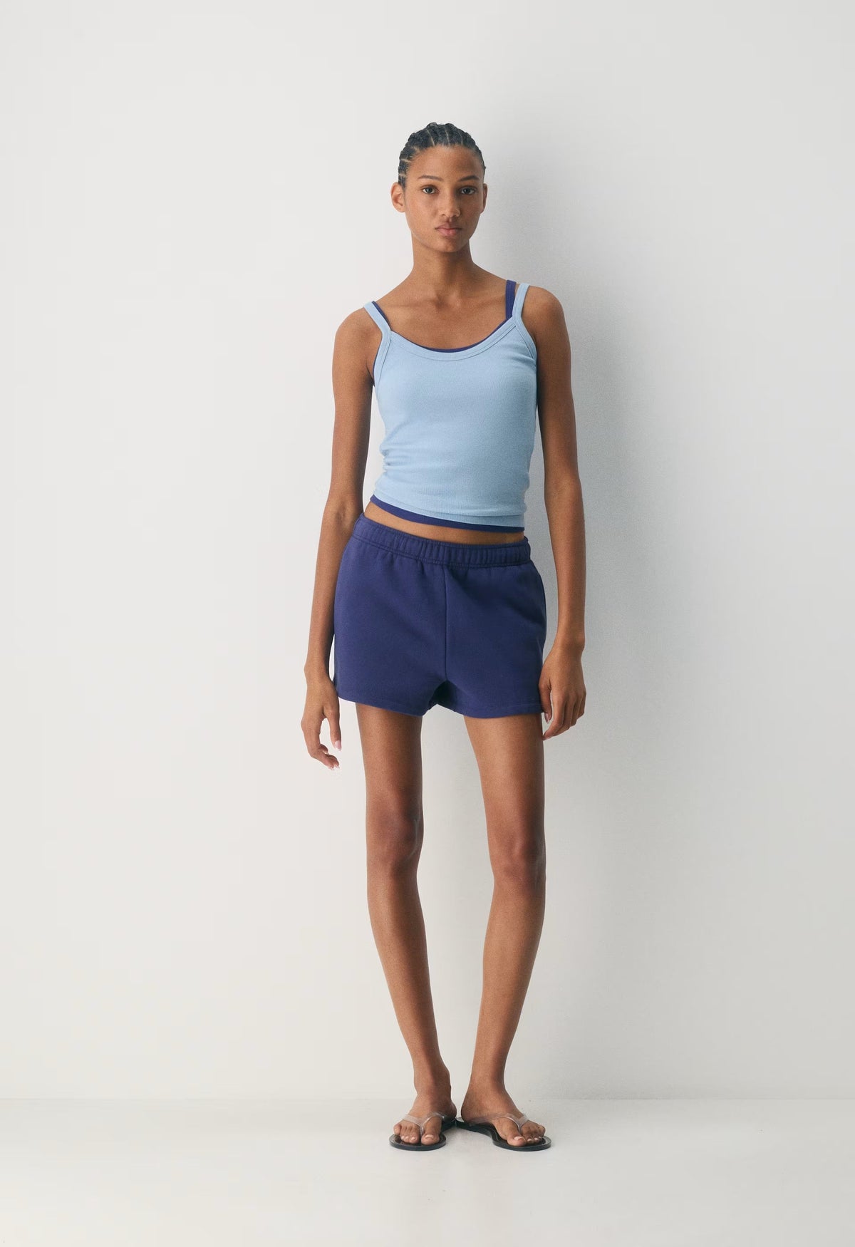 Cozy Sweatfleece Mega Hi-Rise Mini Short - HARBOUR NAVY