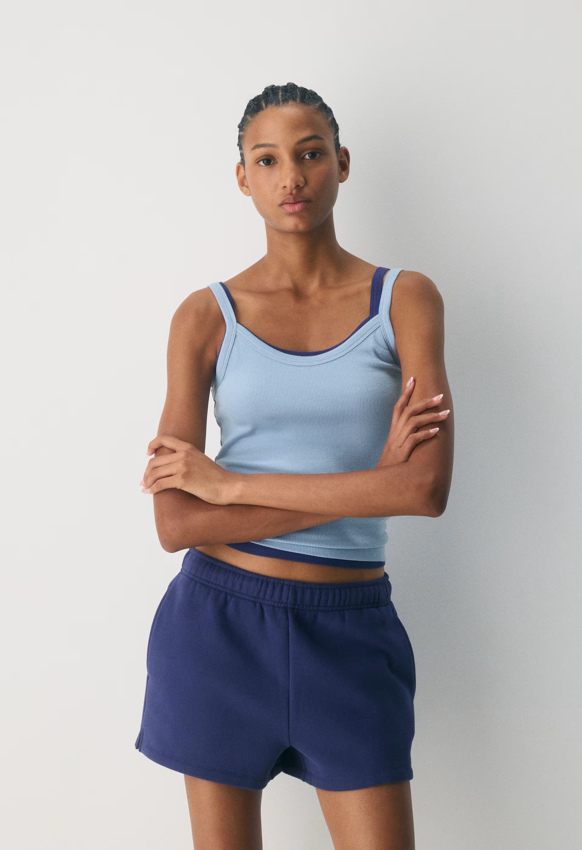 Cozy Sweatfleece Mega Hi-Rise Mini Short - HARBOUR NAVY