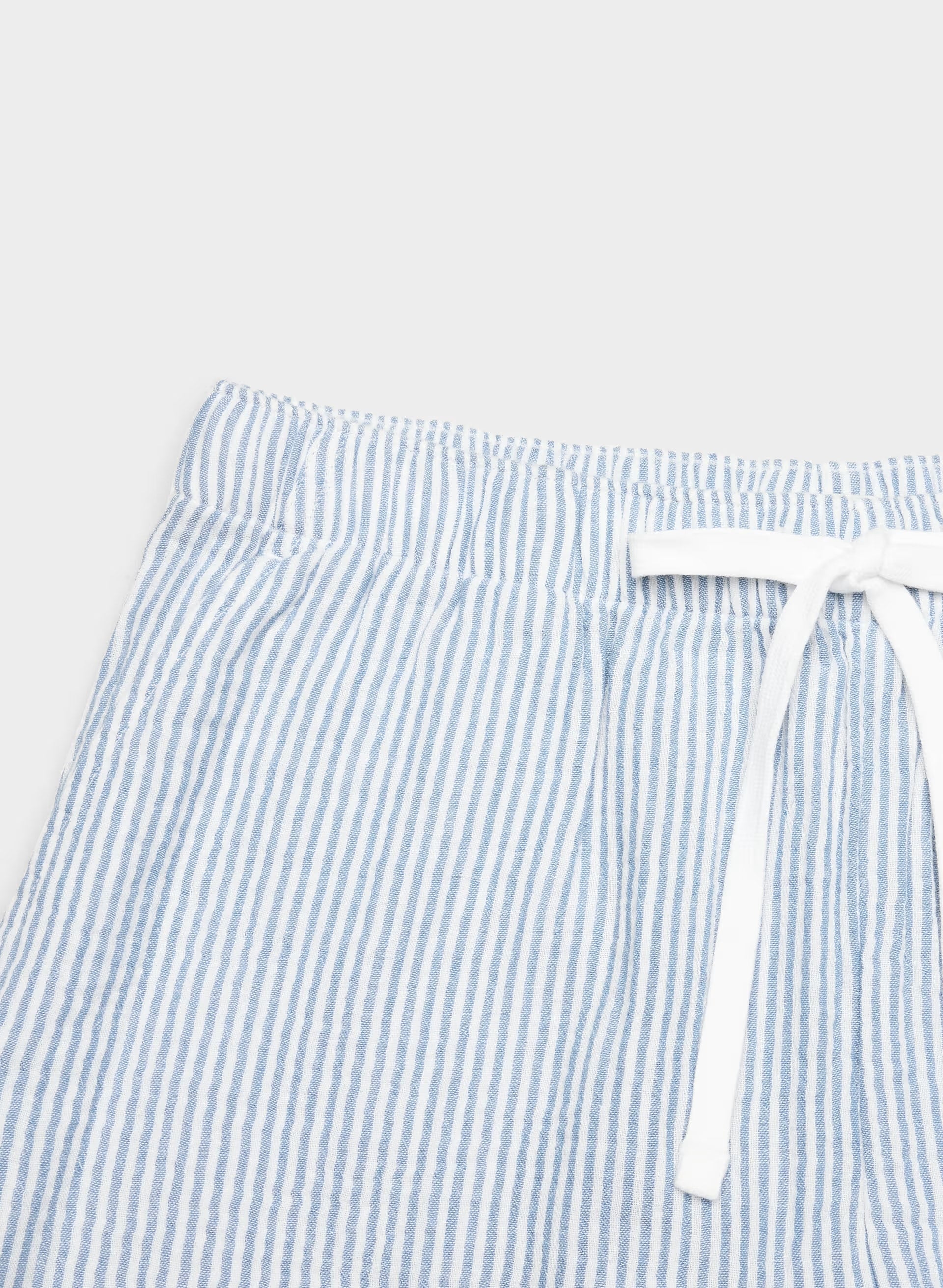 AirPlush Cotton™ Sail Short - LINSEY STRP FCH BL/WHT