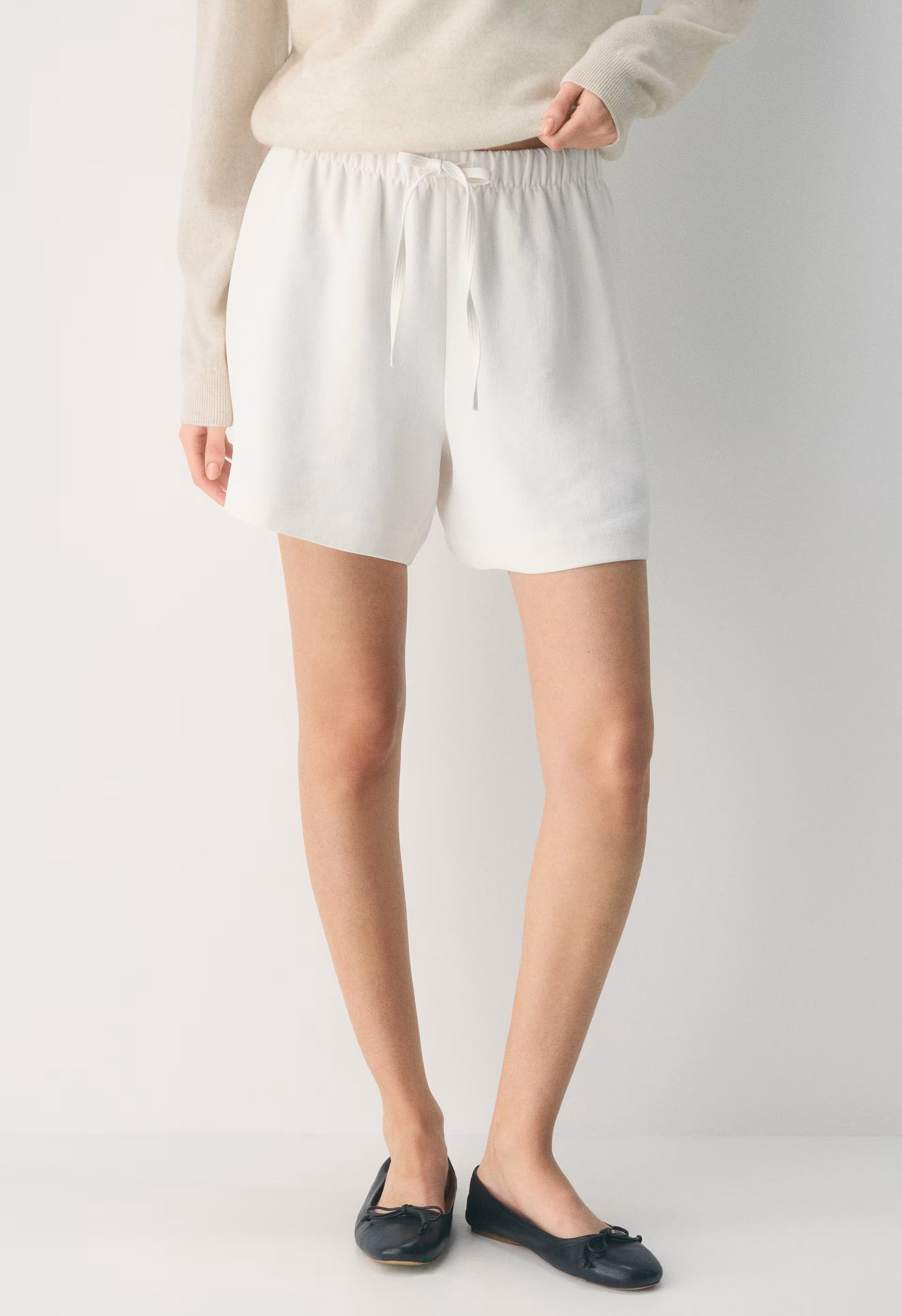 The Lodge Short™ Mid-Thigh - Crepette™ - DARK NIGHT NAVY