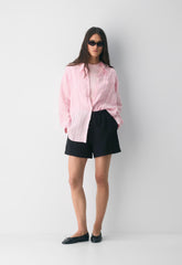The Lodge Short™ Mid-Thigh - Crepette™ - BLACK