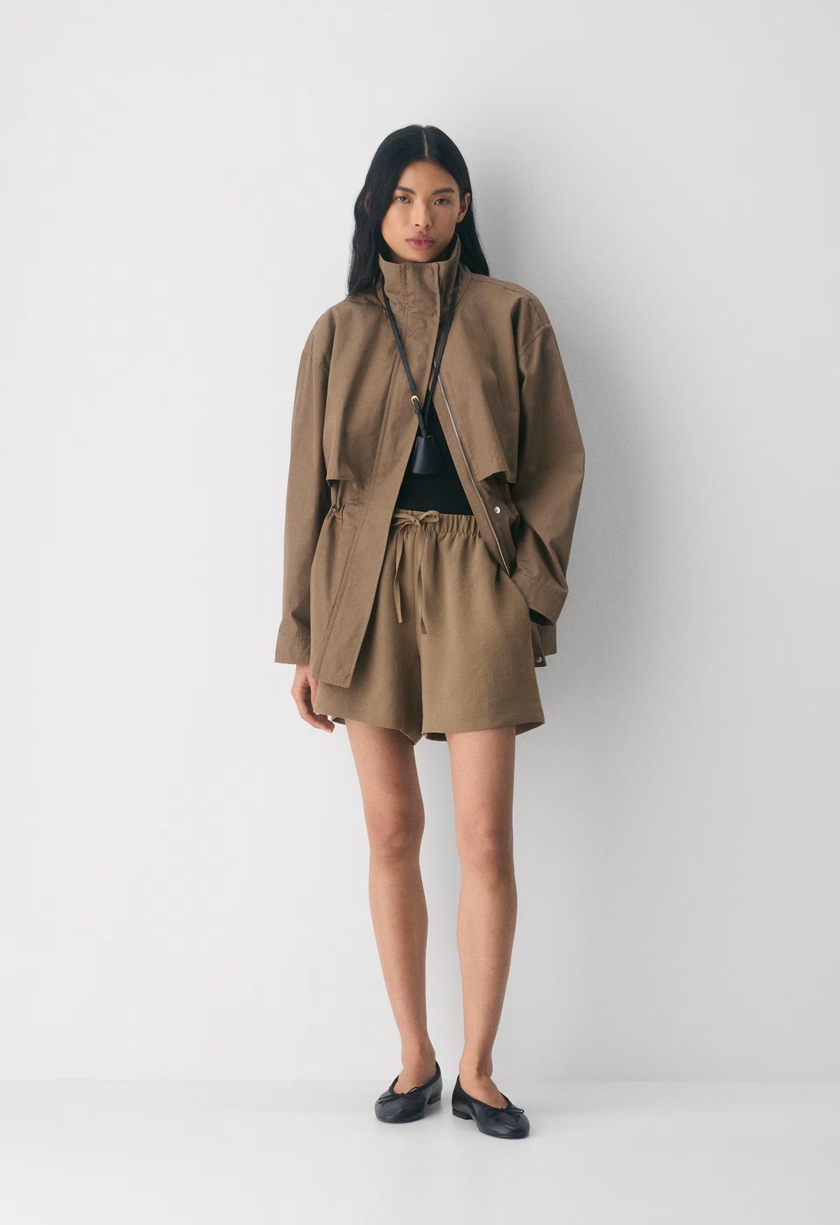 The Lodge Short™ Mid-Thigh - Crepette™ - FOLIO TAUPE