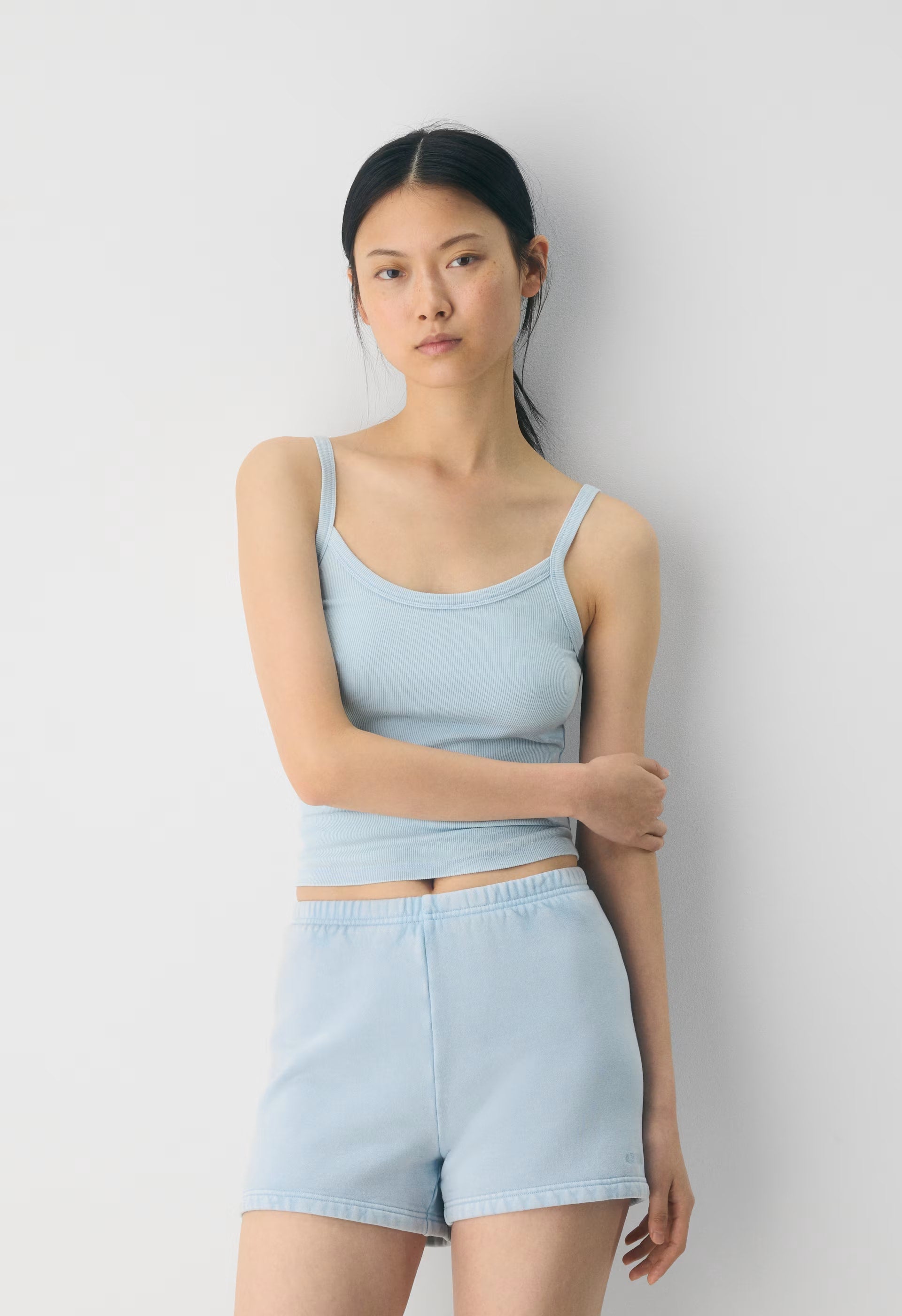 Cozy Sweatfleece Perfect Hi-Rise Mini Short - NO-STRESS BEACH BLUE