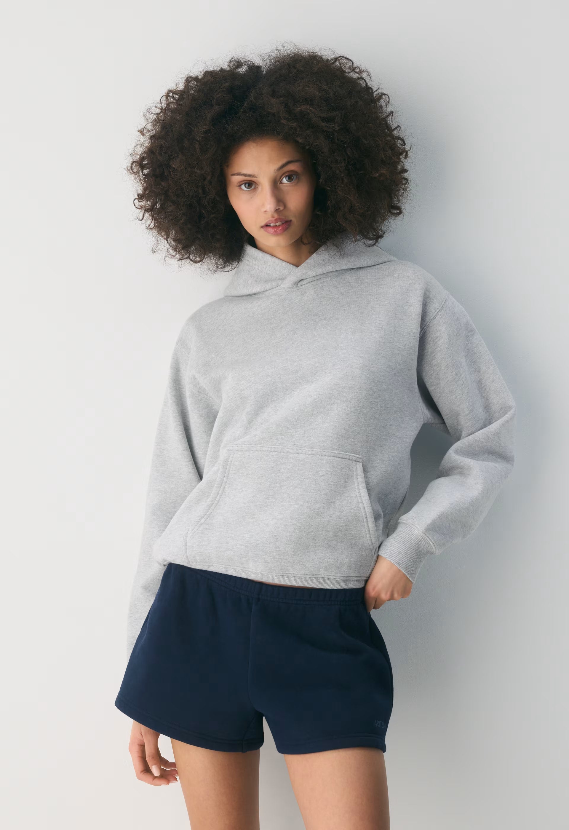 Cozy Sweatfleece Boyfriend Lo-Rise Mini Short - ADMIRAL