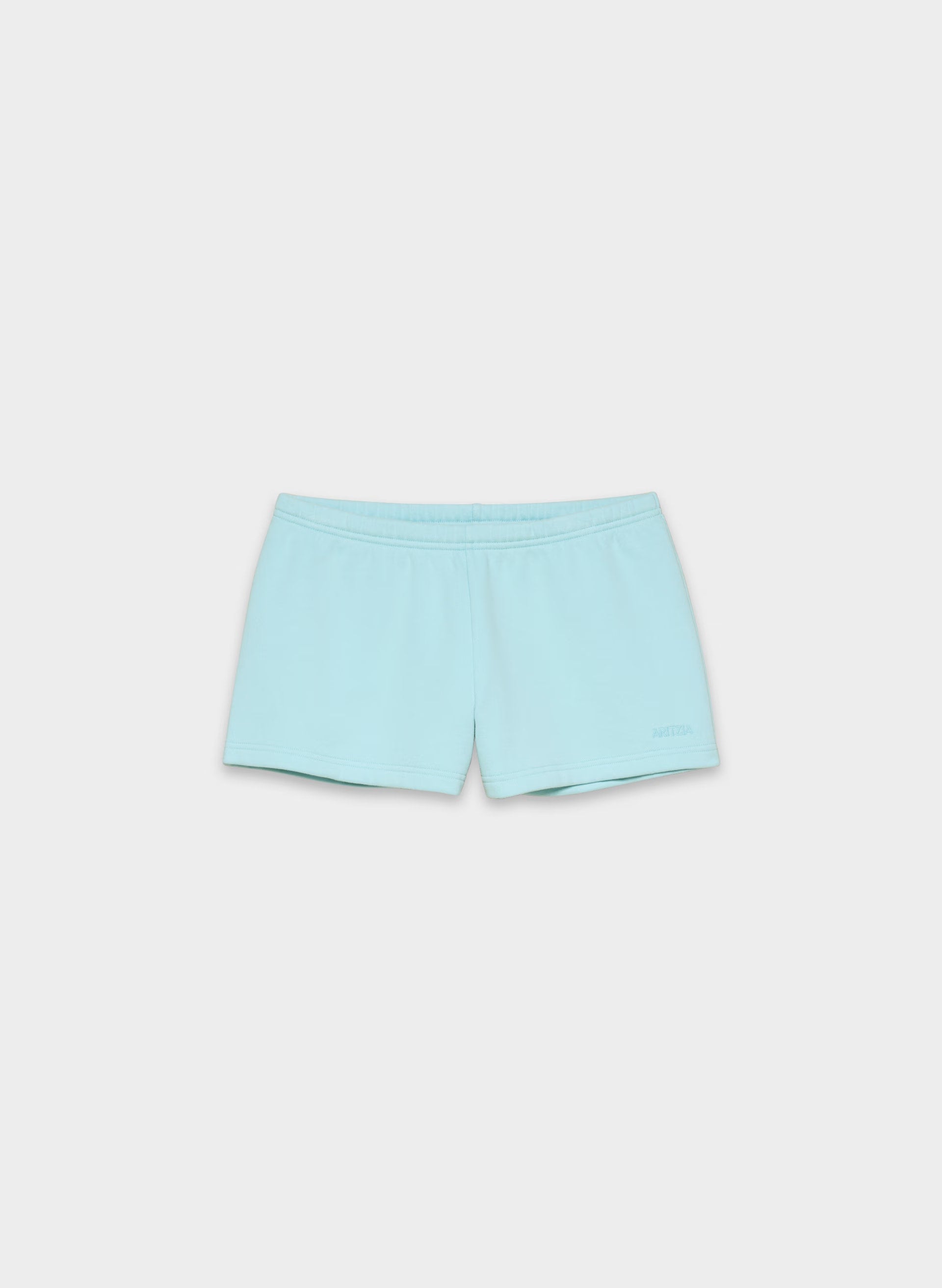 Cozy Sweatfleece Boyfriend Lo-Rise Mini Short - PANORAMA BLUE
