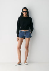 Carriage Short - NO-STRESS MEDIUM BLUE