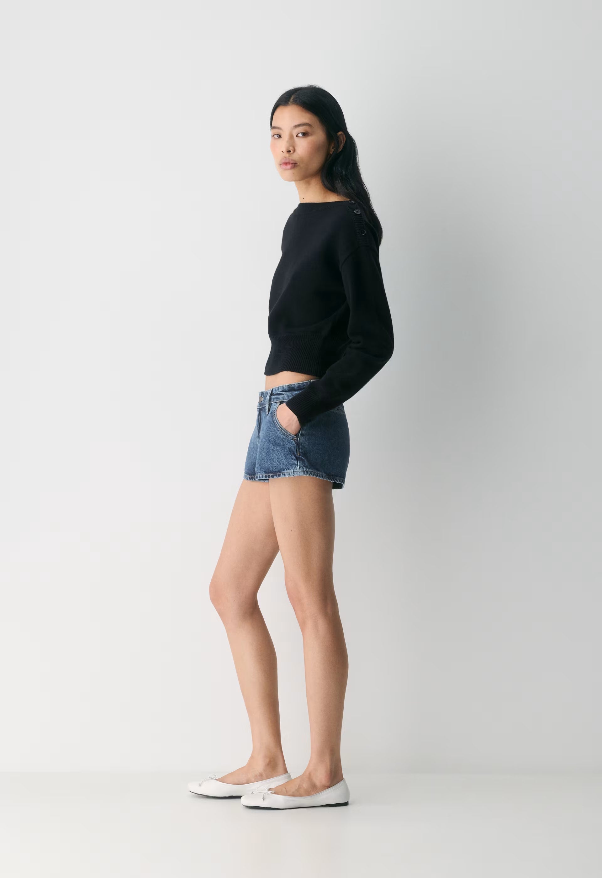 Carriage Short - NO-STRESS MEDIUM BLUE