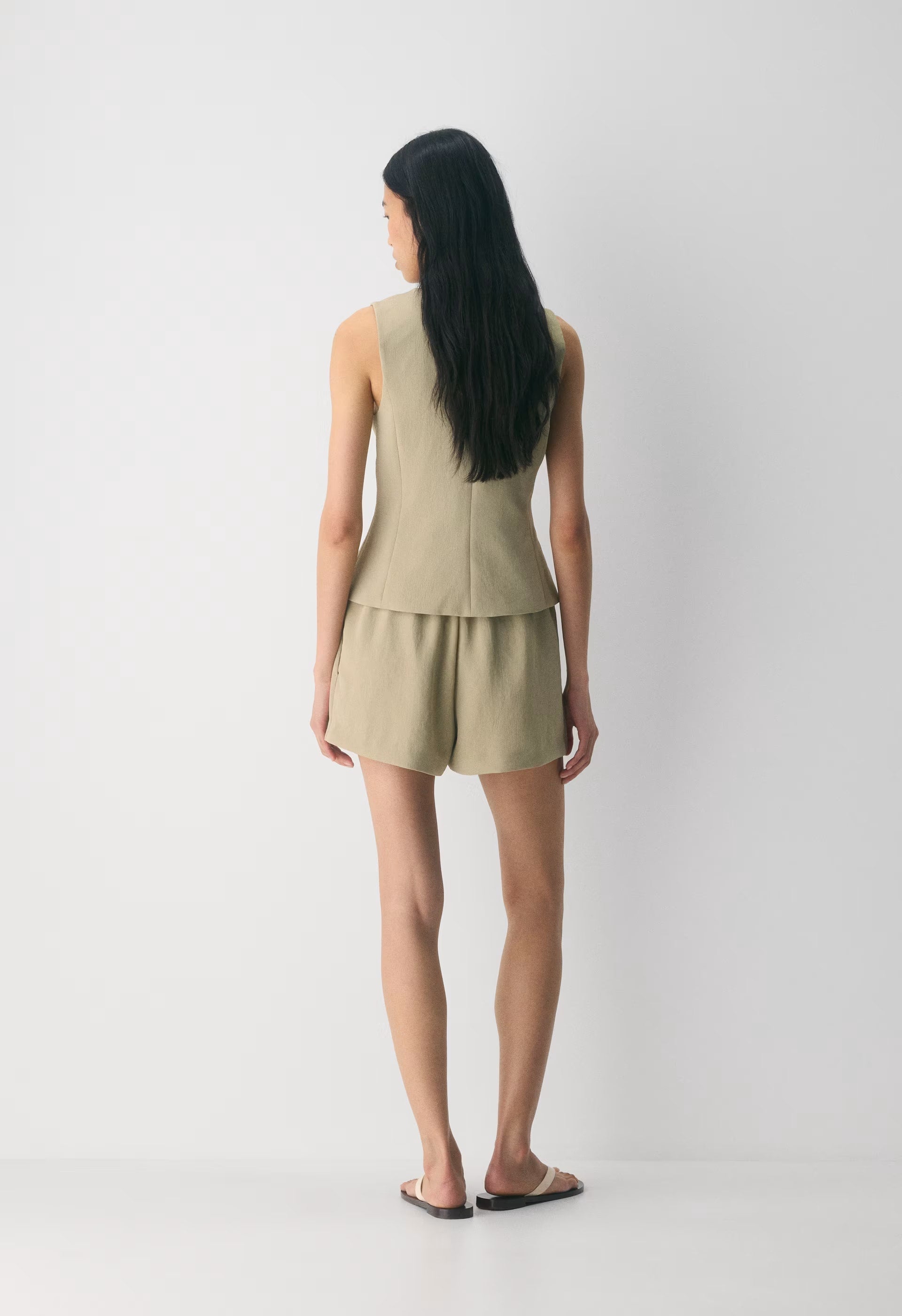 The Lodge Short™ Mini - Crepette™ - MARTINI OLIVE