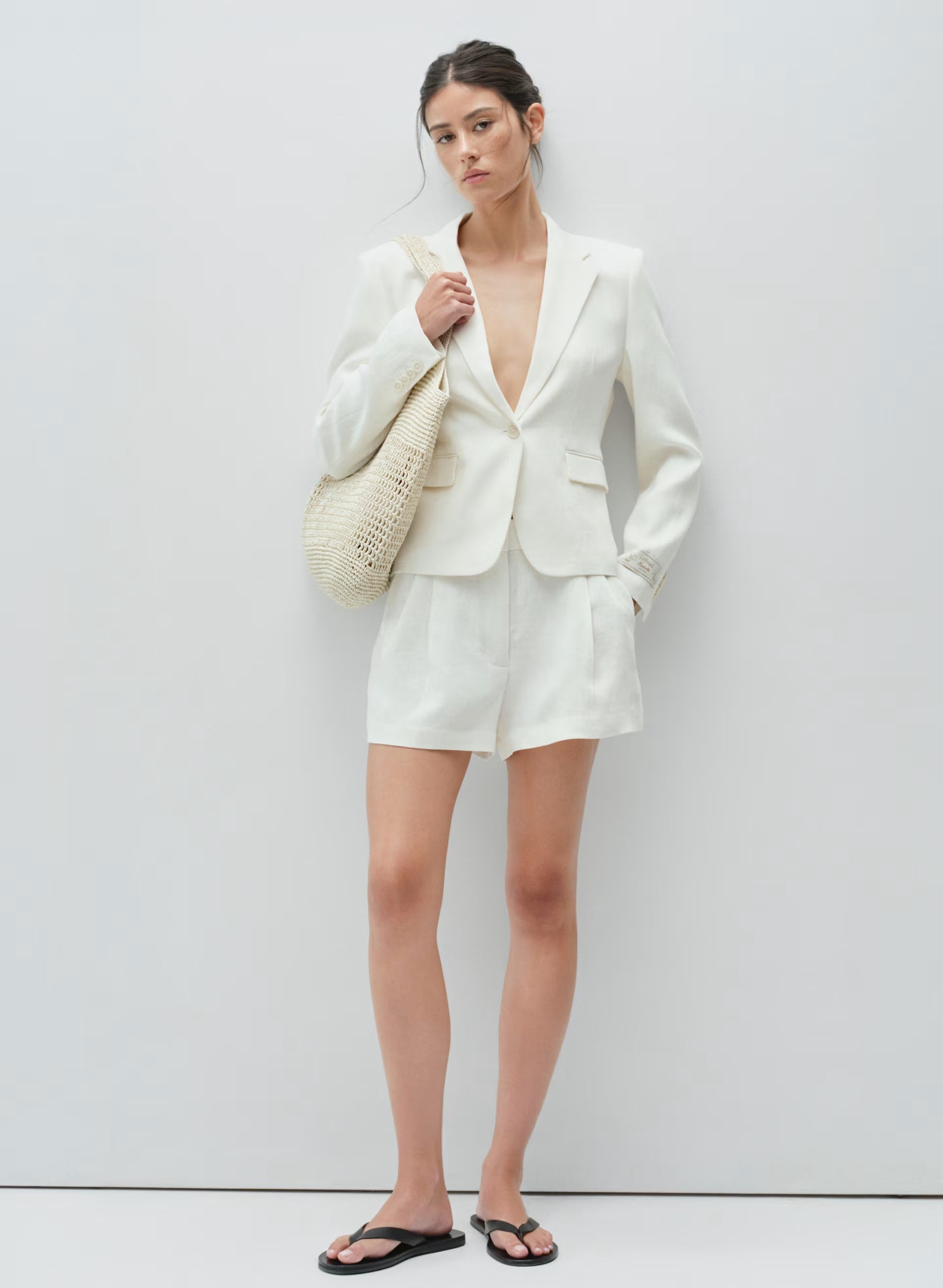 The Effortless Short™ Mini - PowerLinen™ - LIGHT BIRCH