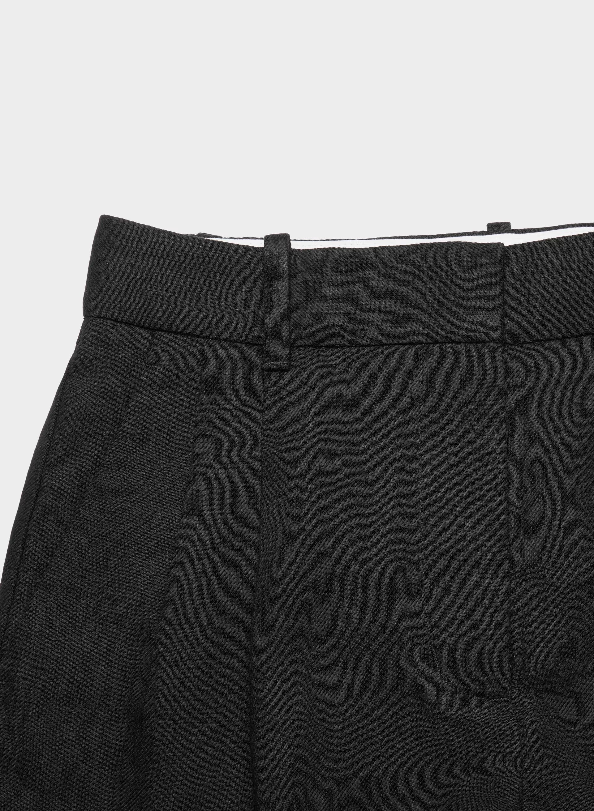 The Effortless Short™ Mini - PowerLinen™ - BLACK