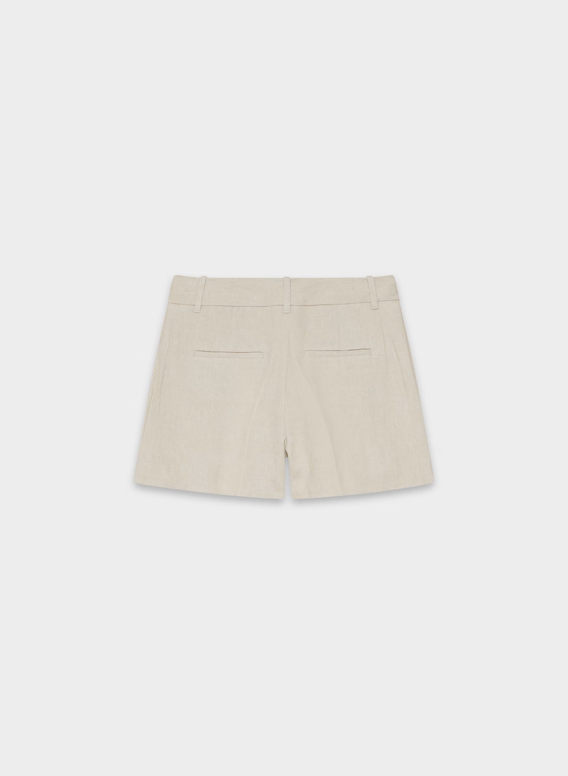 The Effortless Short™ Mini - PowerLinen™ - UNDYED DARK ECRU